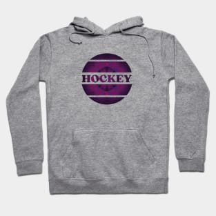 Purple Hockey explosion Hoodie